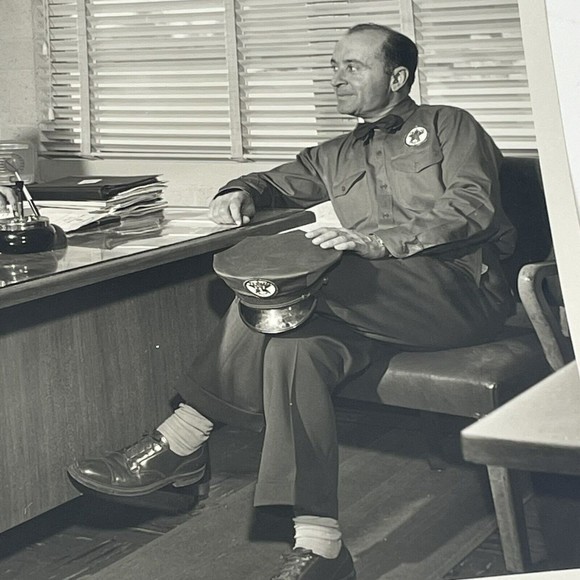 1950's Man Texaco officer worker Original picture photo 8x10 office new jersey - Picture 2 of 10